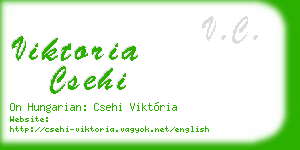 viktoria csehi business card