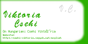 viktoria csehi business card